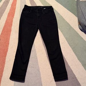 Old Navy Women's Straight Leg Black Jeans